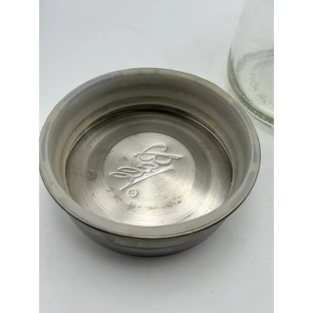 Ball Half Gallon 64 oz / 2 qt Glass Storage Canister Stainless Lid Mason Jar